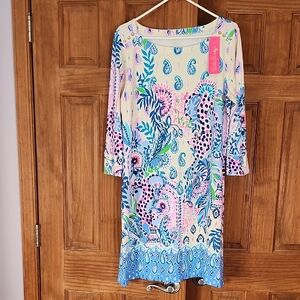 Lilly Pulitzer SOPHIE dress XL Macadamia Print NWT